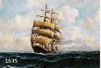 UNBEKANNTER KÜNSTLER, UM 1900, SEGELSCHIFF AUF BEWEGTER SEE, ÖL/LWD., UN- SIGNIERT, AUF PLATTE DOUBLIERT,ALTERS- SPUREN, 43 X 59 CM