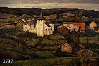 DAHL, KARL, 1869 ZWINGENBERG-1942 DÜSSELDORF, LANDSCHAFT IN DER EIFEL, ÖL/LWD, RE. U. SIGN., CA. 100 X 75 CM