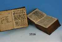 ZWEI BÜCHER: 1 X BIBEL, ENDTER BAMBERG 1705, ALTES UND NEUES TESTAMENT, REICH MIT KUPFER- STICHEN ILLUSTRIERT, DAZU: CASPAR ULENBERG: DIE ...