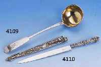 SCHÖPFKELLE, RUßLAND, PETERSBURG, 1887, 84ER SILBER, MEISTERMARKE SF = FILANDER SAMUEL ZACHARIAS, AB 1845 IN PETERSBURG, WITWE FÜHRTE DAS WERK ...