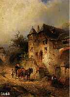 ASTUDIN, NICOLAI VON, 1848 MOSKAU-1925 OBERLAHNSTEIN, ALTER WEIN- KELLER AN DER MOSEL, ÖL/LWD, LI. U. SIGN., RÜCKSEITIG AUF DEM KEILRAHMEN ...