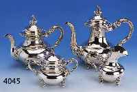 4-TEIL. KAFFEE- UND TEESERVICE, DEUTSCH, UM 1900/10, MODELL ALT HEIDELBERG, 925ER SILBER, CA. 1750 G, BEST. AUS: KAFFEE- KANNE, TEEKANNE, ...