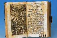 GOLDENER HIMMELS SCHLÜSSEL, 1746, VERLAG FRANZ ANTONI, BÜRGERL. BUCHHANDLERS, GEDRUCKT ZU STEYR BEY GREGORI MENHARTDT, GOLSCHNITT GEPRÄGTER ...