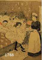 THEOPHILE STEINLEN, FARBLITHOGRAPHIE 1893, GUTEN MORGEN, DABEI: A. GUILLAUME, EMANZIPA- TION, LITHOGRAPHIE 1893, IM STEIN SIGNIERT, JE CA. 35 X 24 ...