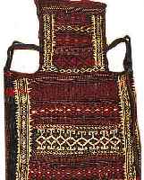 Belutsch Salztasche, 50 x 30cm, Ehz 2 Wolle auf Wolle, ca.60 Jahre.