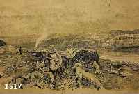 BRACHT, EUGEN, 1842 MOGENS-1921 DARMSTADT, AM TODTEN MEER, BLEISTIFTZEICHNUNG, VORSTUDIE ZU EINEM GROßEN GEMÄLDE, RE. U. SIGN., BETI- TELT, ...