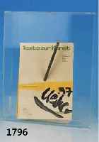 UECKER, GÜNTHER, GEB. 1930, NAGELOBJEKT TEXTE ZUR KUNST, HANDSIGNIERT UND NUM. 31/100, CA. 22 X 17 CM