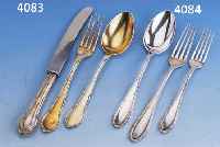 14 GABELN UND 11 LÖFFEL, DEUTSCH, 800ER SILBER, HUGO BÖHM, SCHWÄBISCH-GMÜND, UM 1900, CA. 1250 G