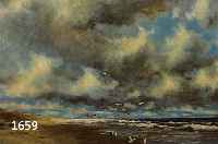 WARNING, MARTIN, DEN HAAG 1889-1997, STRAND MIT MÖWEN, ÖL/HOLZ, SIGNIERT, MASSE CA. 83.5 X 61.5 CM