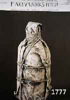CHRISTO UND JEANNE-CLAUDE, WRAPPED BOTTLE, PLAKAT ZUR AUSSTELLUNG IN BERLIN 2001, VON BEIDEN HANDSIGNIERT, CA. 83 X 59 CM