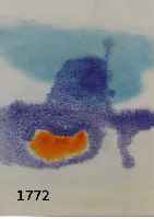 BISSIER, JULIUS (JULES), 1893-1965, KOMPOSITION, AQUARELL AUF PAPIER, AUF KARTON AUFGEZOGEN, LI. U. SIGN. UND DAT. 12. FEBR. 64, BLATTGR. CA. 11 X ...