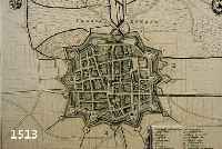 KONVOLUT VON 3 BLATT FRANKENTHAL UND UM- GEBUNG, 1.) KURIOSER KUPFERSTICH V. M. MERIAN, GA FRANKENTHAL AUS DER VOGELSCHAU MIT ERKLÄRUNG IN ...
