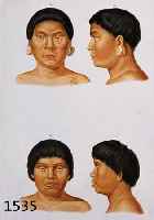 KONVOLUT VON 12 BLATT, U.A. MIT VER- SCHIEDENEN KOPFDARSTELLUNGEN (RASSEN) U.A. NEGER, ASIATEN, INDIANER U. VERSCHIEDENEN DARSTELLUNGEN VON ...