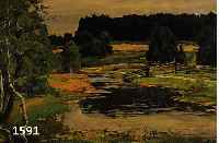 VON HAYEK, HANS, 1869 WIEN-1940 MÜNCHEN, LANDSCHAFT MIT BACHLAUF, ÖL/LWD, RE. U. SIGN. UND DAT. 1935, CA. 55 X 70 CM, R.