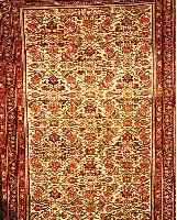 Malayer Alt, Persien, 197 x 122cm, Ehz 3-4 um 1900, Flor Wolle auf Baumwolle.