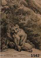 RIDINGER, JOH. ELIAS, 18. JH., ZWEI KUPFERSTICHE: DER GROßE SCHWARZE BÄHR, CA. 29 X 20 CM; EIN WEIßER BRÜNLÄNDISCHER BÄR, CA. 29 X 20 CM, ...