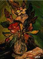 Levy, Rudolf, 1875 Stettin-1943 im KZ, war ansÄssig in Paris, Berlin und MÜnchen, hier: Blumenstilleben, Öl/Lwd, seitlich links signiert und ...