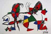 MIRO, JOAN, 1893-1983, FARBLITHOGRAPHIE, HANDSIGNIERT UND NUM. XLVII/LXXX, BLATTGR. CA. 44.5 X 61.5 CM