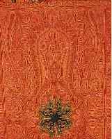 Kashmir Tuch,Frankreich.ca 303 x 155 cm.. Ehz 2.(K Loch.).um 1890.-
