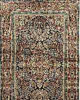 Hereke,China.ca 119 x 75 cm..reine Naturseid e.Ehz 1-2.ca 1 Mio Kn/qm.ca 10 Jahre.
