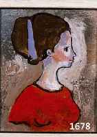 TORNE, SAMI MIGUEL, GEB. 1938 BARCELONA, BEKANNTER SPANISCHER KÜNSTLER MIT INTERNATIO- NALER AUSSTELLUNGSTÄTIGKEIT, HIER: PROFIL- PORTRÄT EINER ...
