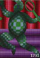 VASARELY, VIKTOR, 1908-1997, TENNISSPIELER, FARBSIEBDRUCK, HANDSIGN. UND NUM. 226/300, CA. 34 X 25 CM