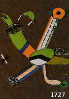 ALT, OTMAR, GEB. 1940, KOMPOSITION, FARB- HOLZSCHNITT AUF JAPANPAPIER VON 1975, HAND- SIGNIERT UND NUM. L/C, CA. 21 X 21 CM