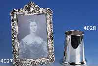 Standbilderrrahmen mit Minatur auf Elfenbein, deutsch um 1910, Elfenbeinminiatur in feiner AusfÜhrung, Darst. einer jungen Frau nach einem Motiv ...