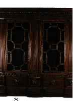 VIELZWECKSCHRANK, DEUTSCH, 1910, FREIBURG, NUßBAUM, HERGESTELLT VOM HOFLIEFERANT ADOLF DIETLER, KORPUS EICHE BZW. NUßBAUM MASSIV, JUGENDSTIL ...