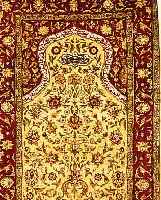 Hereke, TÜrkei, ca.30 Jahre. 94 x 63cm. Ehz 1 reine Naturseide. ca.1 Mio.kn/qm.