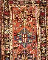 Kazak, Rußland, 226 x 113cm, um 1910, Wolle auf Wolle, Ehz 4-5