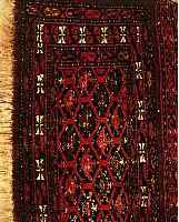 Saryk Zelttaschenfront, Persien, um 1880, Wolle mit Seide, 69 x 27cm, Ehz 1