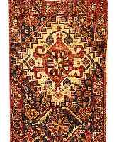 Gashgai Wagireh, Persien, um 1880, Wolle auf Wolle, 105 x 67cm, Ehz 4-5, auf Leinen aufgenÄht