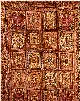 TÄBRIZ, INDIEN, CA. 30 JAHRE, WOLLE AUF BAUMWOLLE, CA. 353 X 254 CM, EHZ 2-3