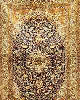 Esfahan Seide, China, ca. 30 Jahre, reine Naturseide, ca. 149 x 94 cm, ca. 1 Mio Kn/qm, Ehz 2, reinigungsbedÜrftig