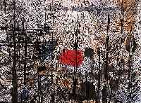 Jossé, Friedrich, 1897 Wolfstein - 1996 Speyer, Schachtelhalmwald, Tusche/Aquarell auf Papier, rechts unten signiert, entstanden 1952/53, 50 x 36 ...