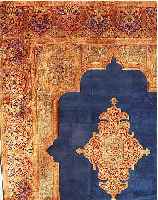 KERMAN, PERSIEN, CA. 45 JAHRE, WOLLE AUF BAUMWOLLE, CA. 340 X 266 CM, EHZ 3-4, SEHR DEKORATIV