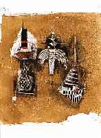 FriedlÄnder Johnny, 1912-1992, Abstrakte Komposition, Farblithographie, handsigniert, num. 80/135, ca. 29 x 27 cm