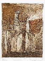 GÖrg, JÜrgen, Figuration VII, Aquatinta- radierung, handsign., betitelt und num. 53/100, ca. 12.5 x 9.5 cm