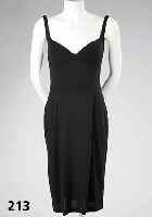 DONNA KARAN Cocktailkleid, Viskose/Polyester, schwarz, US-Gr. 10, RÜckenl. ca. 80 cm