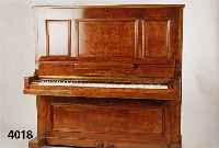 Klavier, J.L. Duysen, um 1900, Wurzelnuß- furnier, bez. J.L. Duysen Pianoforte, Fabrikant Sr. K. K. H. d. Kronprinzen, AltersschÄden, ein Fuß ...