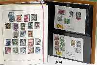 Briefmarkensammlung "Österreich" ca. 1850 - 1960, Schwerpunkt die Jahre 1945 - 1960 fast komplett, Überwiegend gestempelt mit guten ...