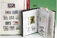 Briefmarkensammlung Bundesrepublik 1975-1995, gestempelt in 3 neuwertigen Safe-Ringbin- dern (NP der Alben ca. EUR 250.-), bestens gestempelt, ...