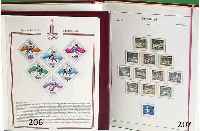 Briefmarken-Sammlung "Olympische Spiele 1980", Winter Lake Placid, Sommer Moskau, große postfrische Sammlung in 2 neuwertigen, deko- ...