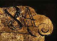 Tapies, Antoni, geb. 1923, Catalunia, Litho- graphie mit PrÄgedruck, handsign. u. num. 32/ 75, ca. 42 x 64 cm