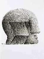 Antes, Horst, geb. 1936, KopffÜssler, Litho- graphie, handsign. u. num. 125/200, 25x26 cm