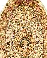 TÄbriz fein Seide, China, ca. 10 Jahre, reine Naturseide, ca. 155 x 95 cm, ca. 1 Mio Kn/qm, Ehz 1-2
