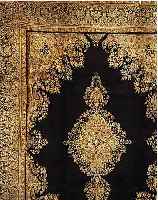 Kerman, Persien, ca. 50 Jahre. Wolle auf Baumwolle. Ca. 378 x 272 cm. enfraß. Ehz 3-4.
