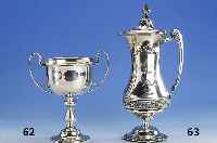 Pokal, England, 30er Jahre, 925er Silber, ungraviert, H. ca. 21 cm, ca. 305 g, Birmingham