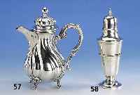 Zuckerstreuer, Birmingham 20er Jhare, 925er Silber, H ca. 19 cm